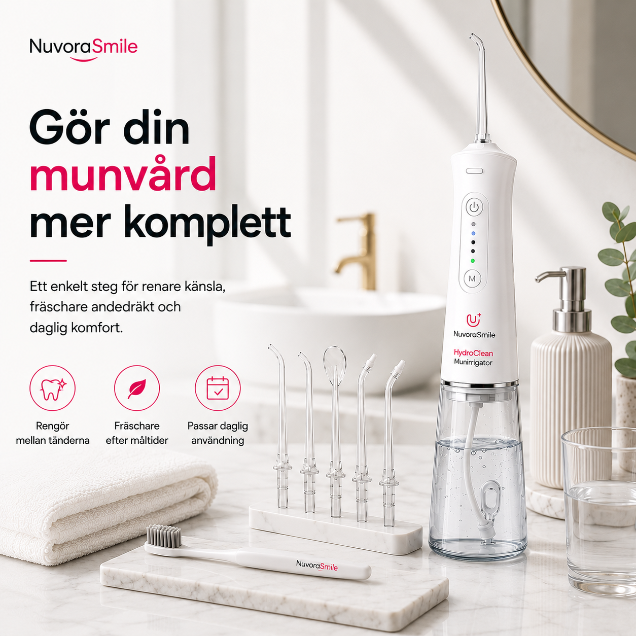 NuvoraSmile HydroClean Munirrigator