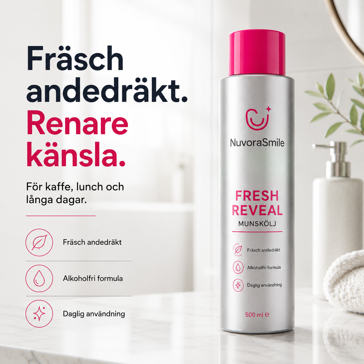 NuvoraSmile Fresh Reveal Munskölj