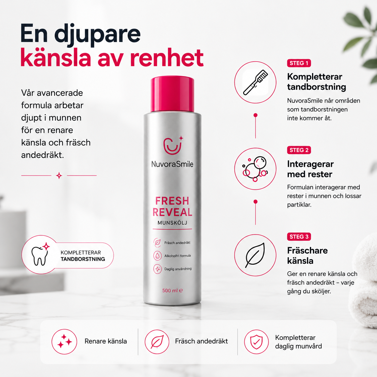 NuvoraSmile Fresh Reveal Munskölj