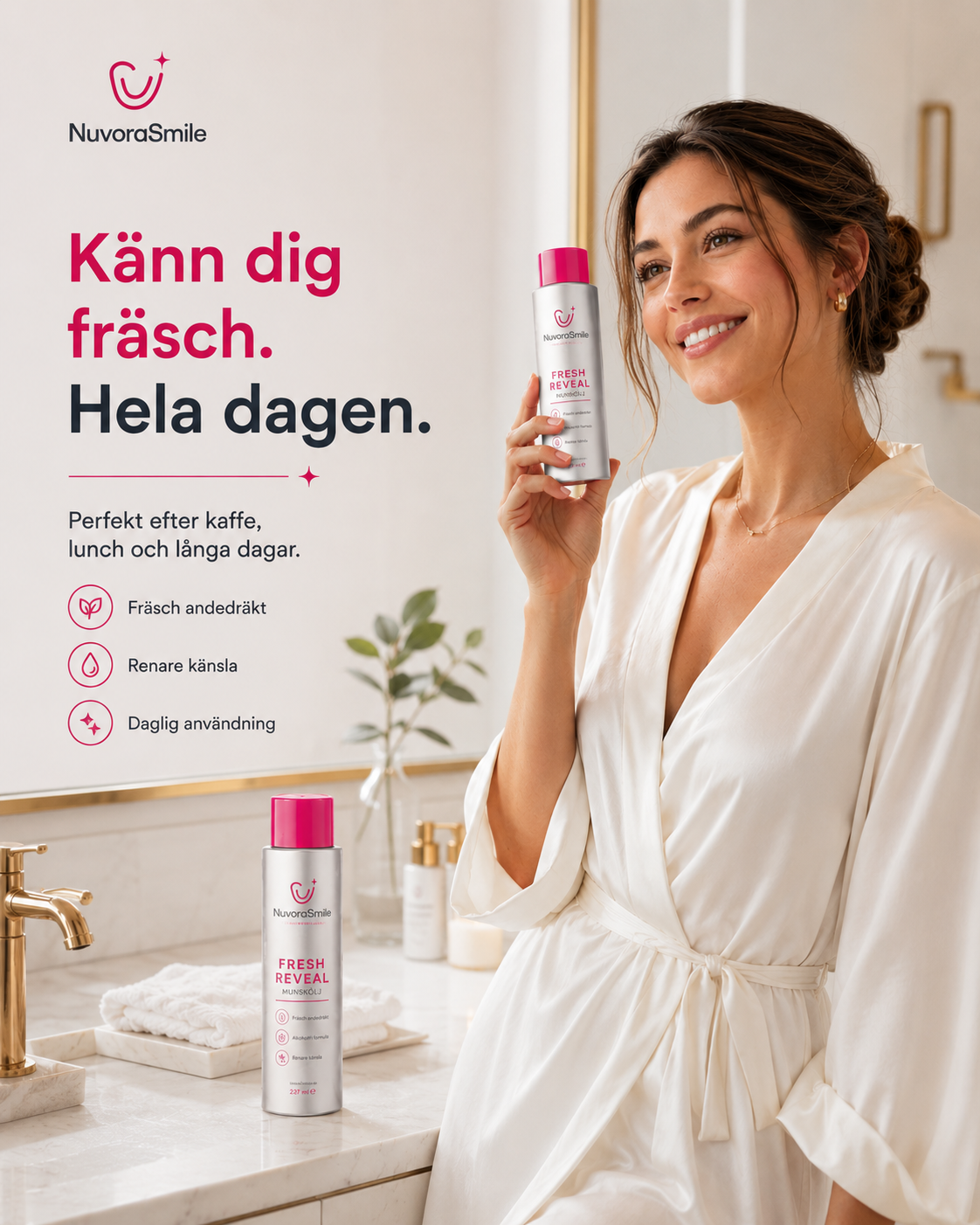 NuvoraSmile Fresh Reveal Munskölj