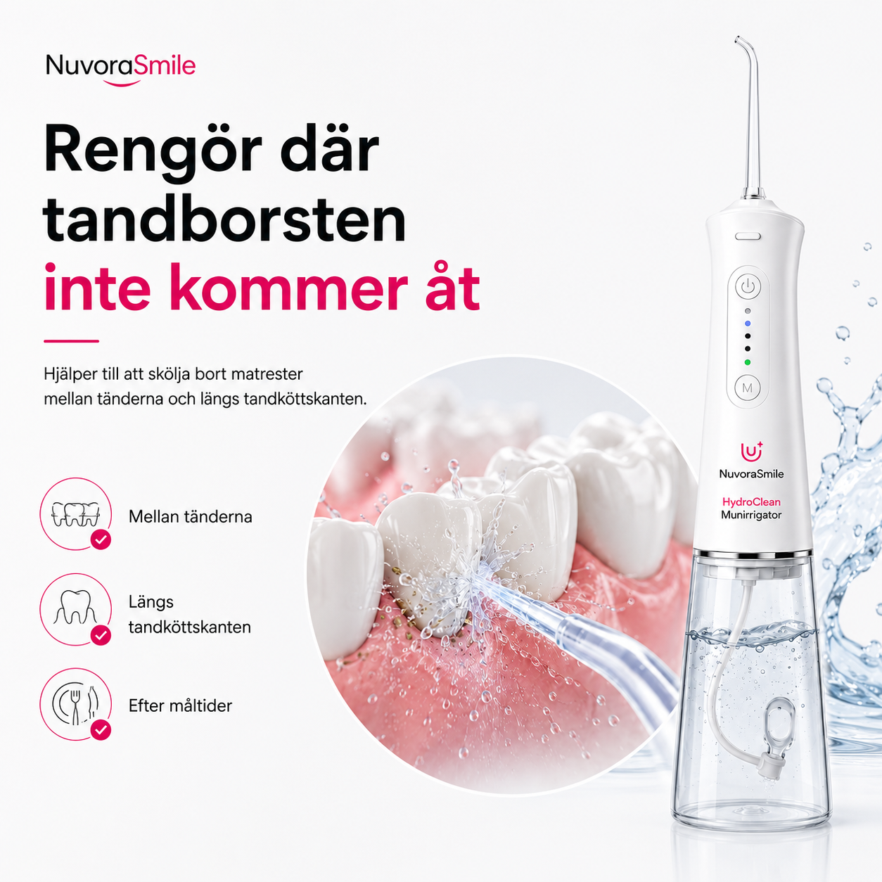 NuvoraSmile HydroClean Munirrigator